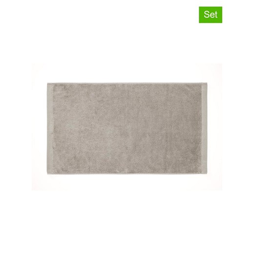 HNL Ręczniki kąpielowe (2 szt.) &quot;Premium&quot; w kolorze szarym ze sklepu Limango Polska w kategorii Ręczniki - zdjęcie 187703759