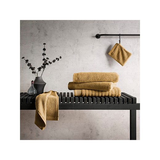 HNL Ręczniki (2 szt.) &quot;Prestige&quot; w kolorze musztardowym do rąk Hnl 50x100 cm okazja Limango Polska