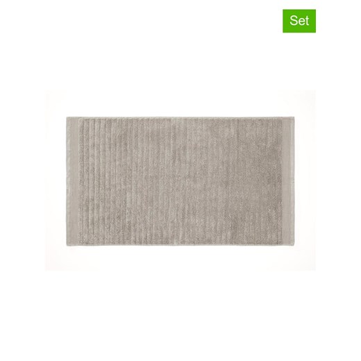 HNL Ręczniki kąpielowe (2 szt.) &quot;Prestige&quot; w kolorze szarym Hnl 60x110 cm wyprzedaż Limango Polska