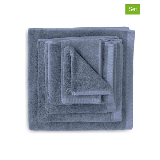 Heckett Lane Ręczniki (6 szt.) w kolorze niebieskim dla gości ze sklepu Limango Polska w kategorii Ręczniki - zdjęcie 187704008