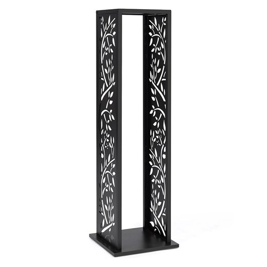 IDOMYA Essentials Stojak w kolorze czarnym na drewno opałowe - 33 x 112 x 33 cm ze sklepu Limango Polska w kategorii Regały i witryny - zdjęcie 187705575