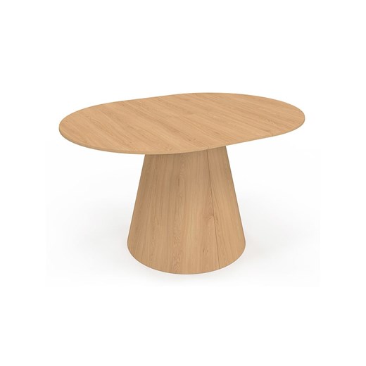 IDOMYA Factory Stół rozsuwany &quot;Elvis&quot; w kolorze jasnobrązowym - wys. 75 x  Ø 110 cm ze sklepu Limango Polska w kategorii Stoliki kawowe - zdjęcie 187705796