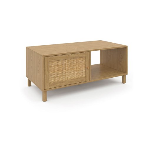 IDOMYA Essentials Ława &quot;Erin&quot; w kolorze jasnobrązowym - 100 x 42 x 50 cm ze sklepu Limango Polska w kategorii Stoliki kawowe - zdjęcie 187705938