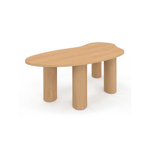 IDOMYA Factory Ława &quot;Naomi&quot; w kolorze jasnobrązowym - 100 x 35,5 x 49 cm ze sklepu Limango Polska w kategorii Stoliki kawowe - zdjęcie 187705995