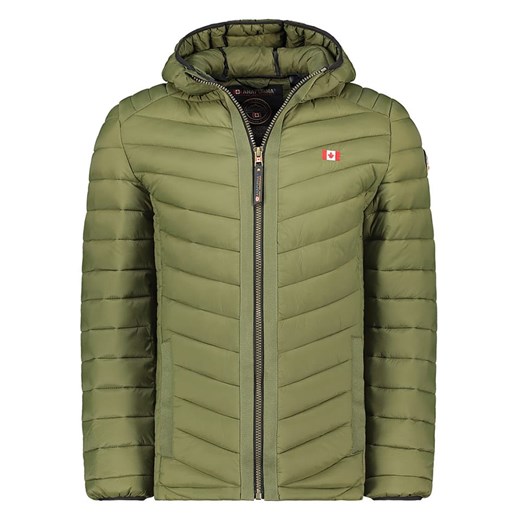 ANAPURNA Kurtka pikowana &quot;Carlitana&quot; w kolorze khaki ze sklepu Limango Polska w kategorii Kurtki męskie - zdjęcie 187707017