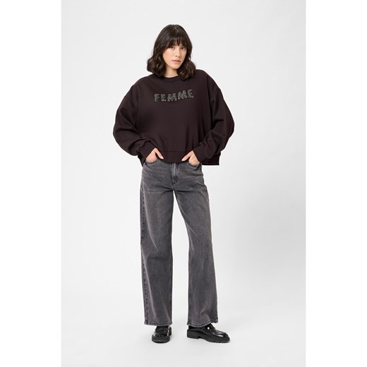 Kaffe Bluza w kolorze ciemnobrązowym ze sklepu Limango Polska w kategorii Bluzy damskie - zdjęcie 187707828