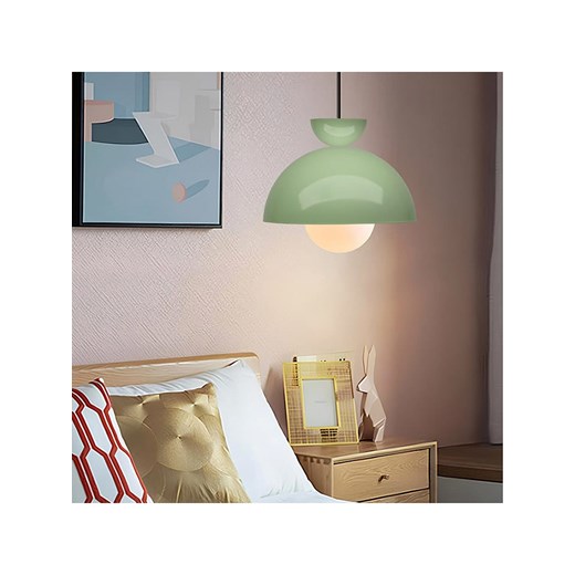 ABERTO DESIGN Lampa wisząca w kolorze zielonym - wys. 15 x Ø 25 cm Aberto Design onesize okazyjna cena Limango Polska