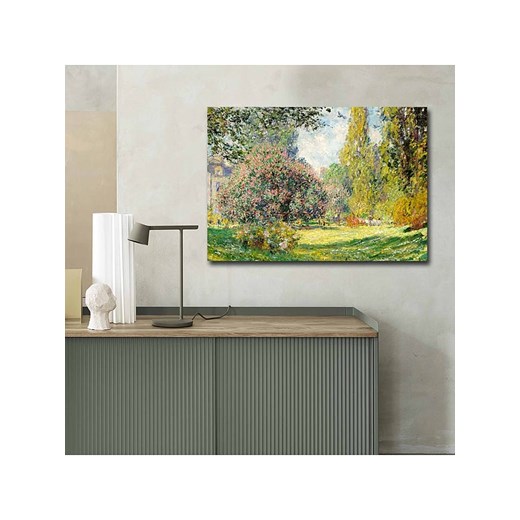 ABERTO DESIGN Druk &quot;The Parc Monceau&quot; na płótnie - 100 x 70 cm ze sklepu Limango Polska w kategorii Obrazy - zdjęcie 187708147