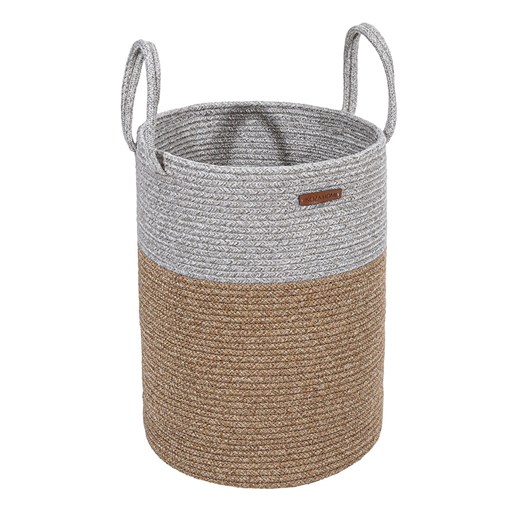 Scandinavia Concept Kosz w kolorze beżowo-białym - wys. 50 x Ø 36 cm ze sklepu Limango Polska w kategorii Pojemniki kuchenne - zdjęcie 187708205