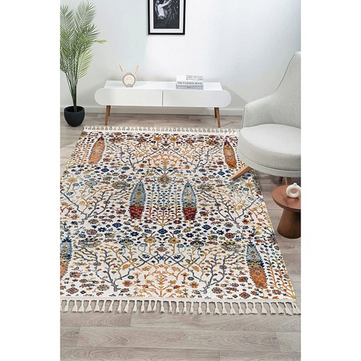 ABERTO DESIGN Dywan w kolorze kremowo-niebieskim ze sklepu Limango Polska w kategorii Dywany - zdjęcie 187708305