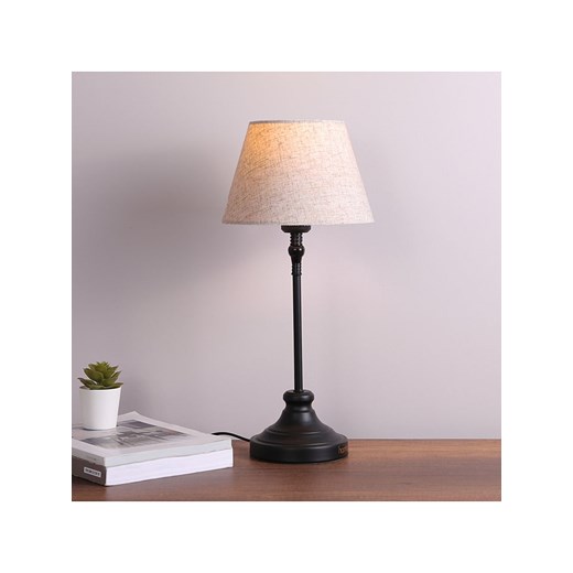ABERTO DESIGN Lampa stołowa w kolorze czarnym - 22 x 48 x 14 cm ze sklepu Limango Polska w kategorii Oświetlenie - zdjęcie 187708497