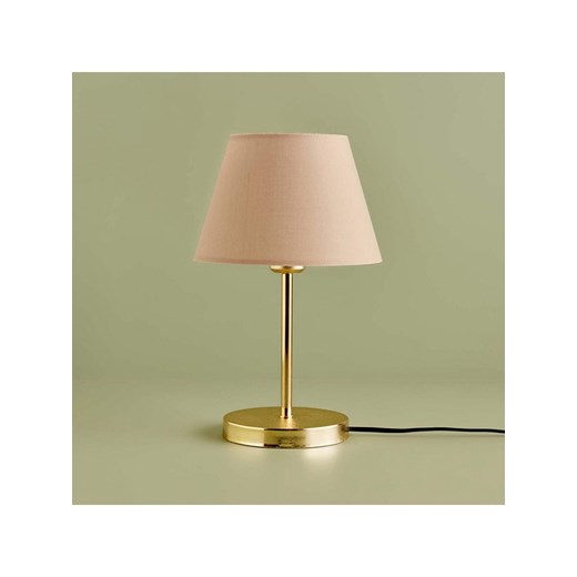 ABERTO DESIGN Lampa stołowa w kolorze złoto-beżowym - wys. 37 x Ø 22 cm ze sklepu Limango Polska w kategorii Oświetlenie - zdjęcie 187708537