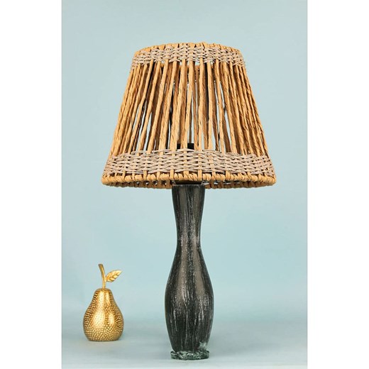 ABERTO DESIGN Lampa stołowa w kolorze beżowo-czarnym - wys. 45 x Ø 25 cm ze sklepu Limango Polska w kategorii Oświetlenie - zdjęcie 187708728