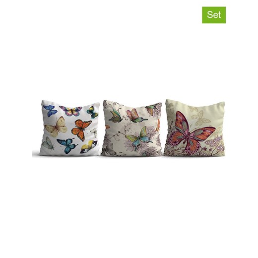 ABERTO DESIGN Poduszki (3 szt.) w kolorze kremowo-białym ze sklepu Limango Polska w kategorii Poduszki dekoracyjne - zdjęcie 187709239