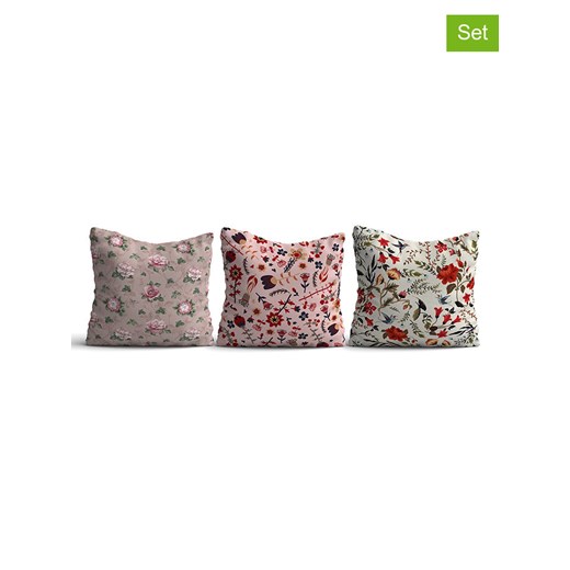 ABERTO DESIGN Poszewki (3 szt.) w różnych kolorach na poduszkę ze sklepu Limango Polska w kategorii Poduszki dekoracyjne - zdjęcie 187709255