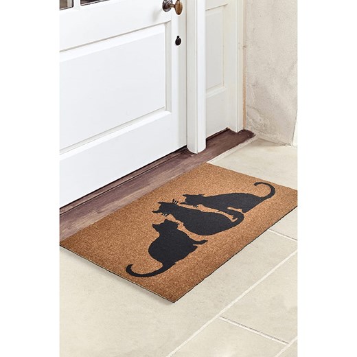 ABERTO DESIGN Wycieraczka &quot;Kediler&quot; w kolorze brązowym ze sklepu Limango Polska w kategorii Dom - zdjęcie 187709477