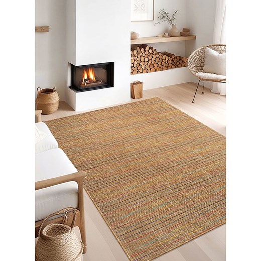 ABERTO DESIGN Dywan w kolorze jasnobrązowym ze sklepu Limango Polska w kategorii Dywany - zdjęcie 187709606