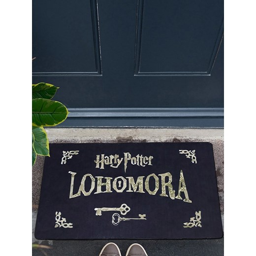 ABERTO DESIGN Wycieraczka &quot;Lohomora&quot; w kolorze czarnym ze wzorem ze sklepu Limango Polska w kategorii Dom - zdjęcie 187709948