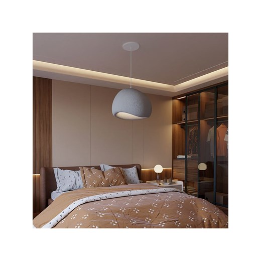 ABERTO DESIGN Lampa wisząca w kolorze szarym - Ø 42 cm ze sklepu Limango Polska w kategorii Oświetlenie - zdjęcie 187710309