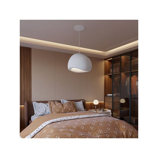 ABERTO DESIGN Lampa wisząca w kolorze białym - Ø 42 cm ze sklepu Limango Polska w kategorii Oświetlenie - zdjęcie 187710316