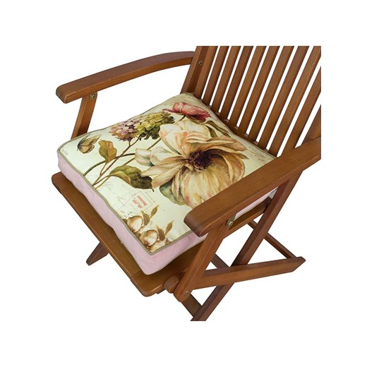 ABERTO DESIGN Poduszka w kolorze kremowym na krzesło ze sklepu Limango Polska w kategorii Poduszki dekoracyjne - zdjęcie 187710659