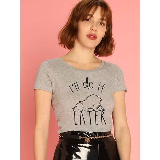 WOOOP Koszulka w kolorze szarym ze sklepu Limango Polska w kategorii Bluzki damskie - zdjęcie 187710715