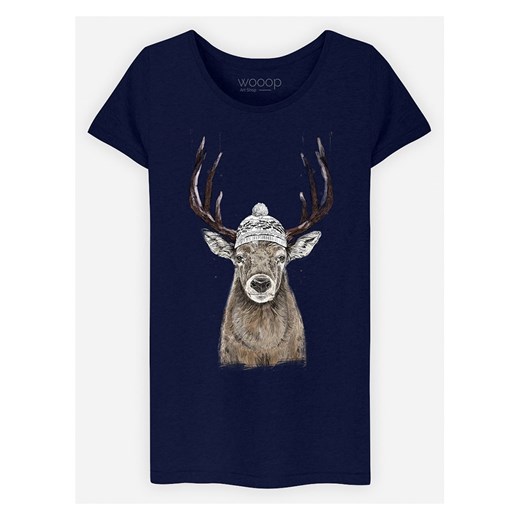 WOOOP Koszulka w kolorze granatowym ze sklepu Limango Polska w kategorii Bluzki damskie - zdjęcie 187710769