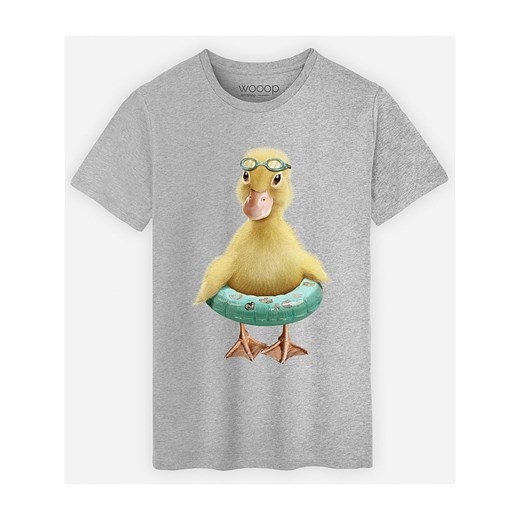 WOOOP Koszulka &quot;Duck Bouee&quot; w kolorze szarym ze sklepu Limango Polska w kategorii T-shirty męskie - zdjęcie 187710797