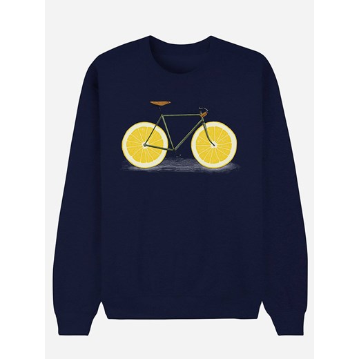 WOOOP Bluza &quot;Zest&quot; w kolorze granatowym ze sklepu Limango Polska w kategorii Bluzy damskie - zdjęcie 187710846