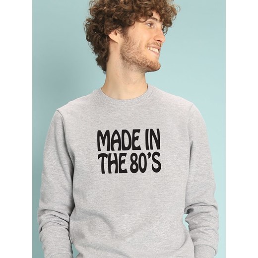 WOOOP Bluza &quot;Made in the 80&apos;s&quot; w kolorze szarym ze sklepu Limango Polska w kategorii Bluzy męskie - zdjęcie 187710937