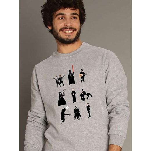 WOOOP Bluza w kolorze szarym ze sklepu Limango Polska w kategorii Bluzy męskie - zdjęcie 187710945