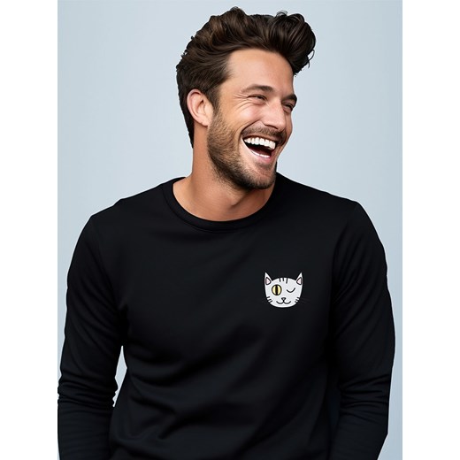 WOOOP Bluza w kolorze czarnym ze sklepu Limango Polska w kategorii Bluzy męskie - zdjęcie 187710995