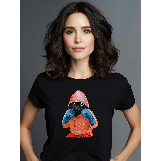 WOOOP Koszulka w kolorze czarnym ze sklepu Limango Polska w kategorii Bluzki damskie - zdjęcie 187710996