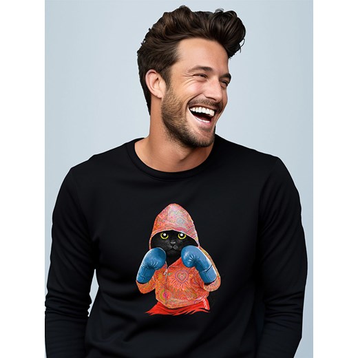 WOOOP Bluza w kolorze czarnym ze sklepu Limango Polska w kategorii Bluzy męskie - zdjęcie 187710998