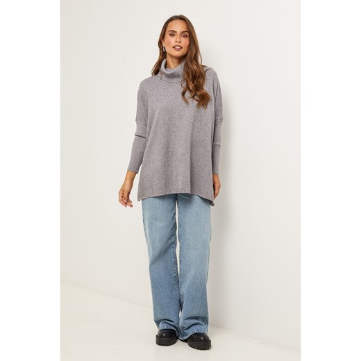 Soft Cashmere Golf w kolorze szarym ze sklepu Limango Polska w kategorii Swetry damskie - zdjęcie 187711148