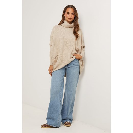 Soft Cashmere Golf w kolorze szarobrązowym ze sklepu Limango Polska w kategorii Swetry damskie - zdjęcie 187711186