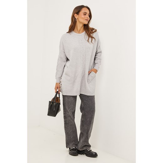 Soft Cashmere Sweter w kolorze szarym ze sklepu Limango Polska w kategorii Swetry damskie - zdjęcie 187711246