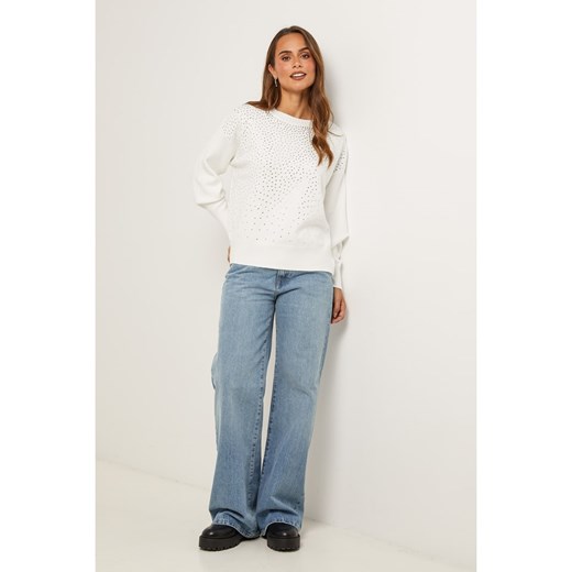 Soft Cashmere Sweter w kolorze białym ze sklepu Limango Polska w kategorii Swetry damskie - zdjęcie 187711296