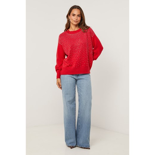 Soft Cashmere Sweter w kolorze czerwonym ze sklepu Limango Polska w kategorii Swetry damskie - zdjęcie 187711306