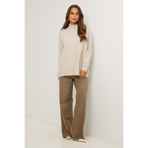 Soft Cashmere Golf w kolorze szarobrązowym ze sklepu Limango Polska w kategorii Swetry damskie - zdjęcie 187711356