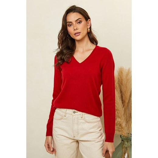 Soft Cashmere Sweter w kolorze czerwonym ze sklepu Limango Polska w kategorii Swetry damskie - zdjęcie 187711405