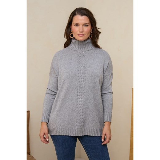 Curvy Lady Golf w kolorze szarym ze sklepu Limango Polska w kategorii Swetry damskie - zdjęcie 187711429