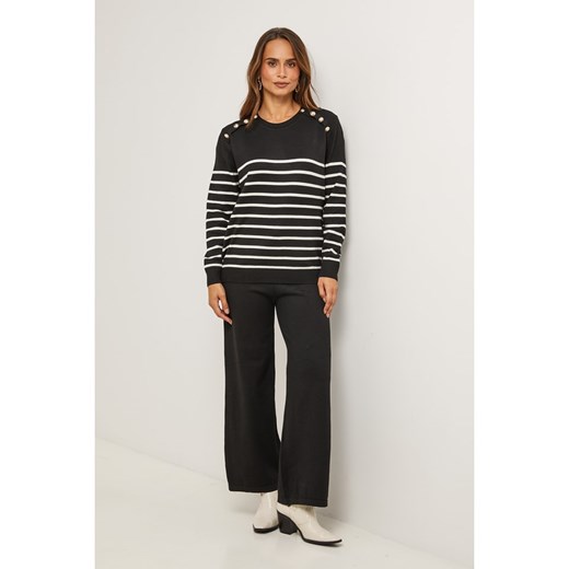 Soft Cashmere Sweter w kolorze czarno-białym ze sklepu Limango Polska w kategorii Swetry damskie - zdjęcie 187711538