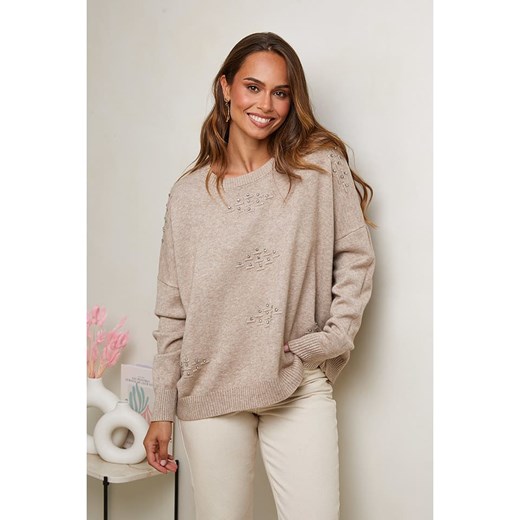 Soft Cashmere Sweter w kolorze karmelowym ze sklepu Limango Polska w kategorii Swetry damskie - zdjęcie 187711587