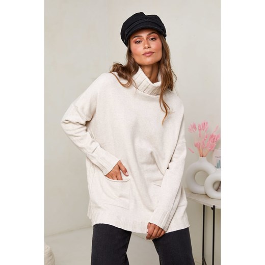 Soft Cashmere Golf w kolorze kremowym ze sklepu Limango Polska w kategorii Swetry damskie - zdjęcie 187711607