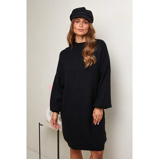 Soft Cashmere Sukienka dzianinowa w kolorze czarnym ze sklepu Limango Polska w kategorii Sukienki - zdjęcie 187711637