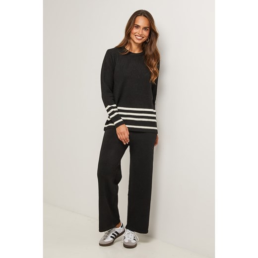 Soft Cashmere 2-częściowy zestaw w kolorze antracytowym ze sklepu Limango Polska w kategorii Swetry damskie - zdjęcie 187711677