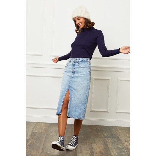 Soft Cashmere Sweter w kolorze granatowym ze sklepu Limango Polska w kategorii Swetry damskie - zdjęcie 187711856