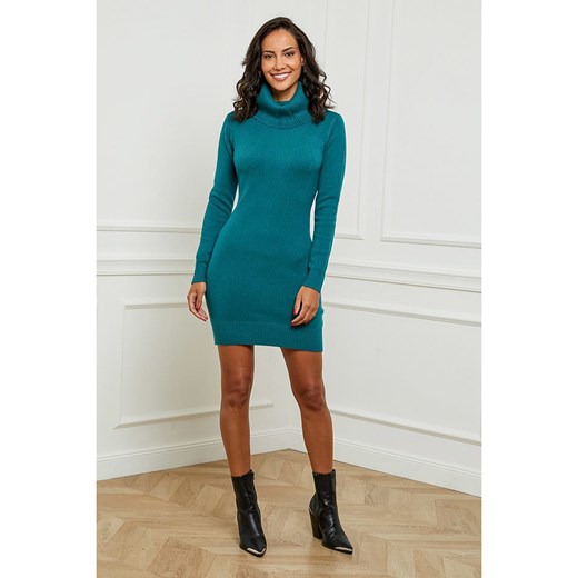 L&apos;armoire de Suzette Sukienka dzianinowa w kolorze turkusowym ze sklepu Limango Polska w kategorii Sukienki - zdjęcie 187711988