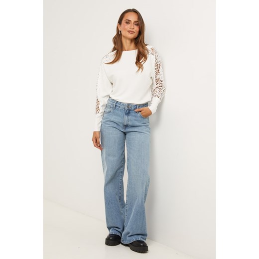 Soft Cashmere Sweter w kolorze kremowym ze sklepu Limango Polska w kategorii Swetry damskie - zdjęcie 187712088